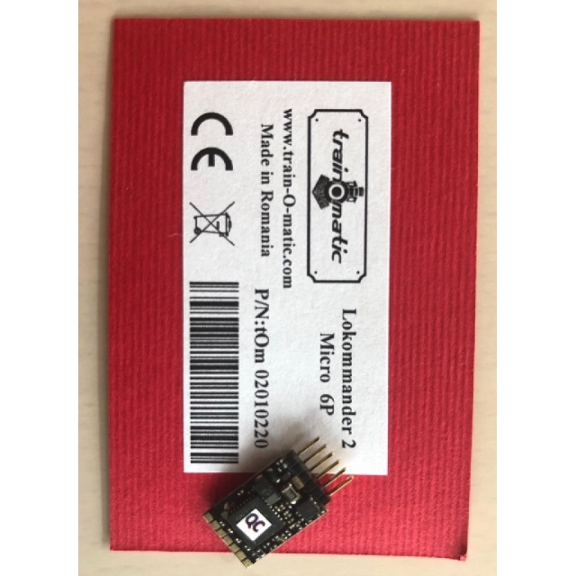 Decodor NEM 651 Lokommander Micro 6P, Train-O-matic, 02010220