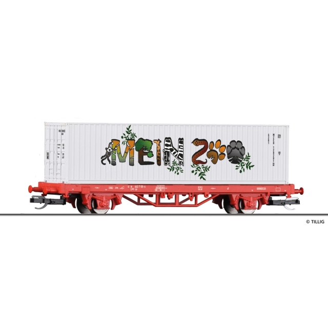 Vagon portcontainer DBAG, TT, Tillig