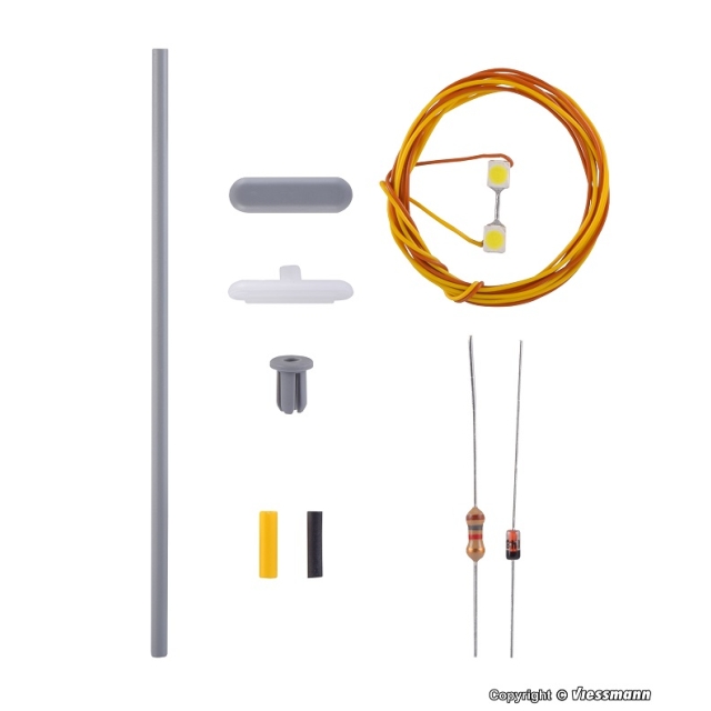 kit lampa platforma - H0 VIESSMANN 6726