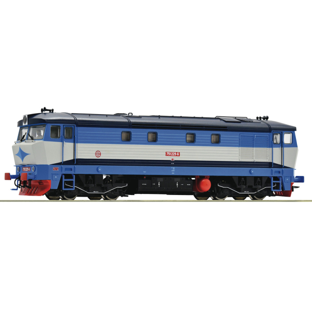 Locomotiva diesel Rh751 CD, H0, Roco