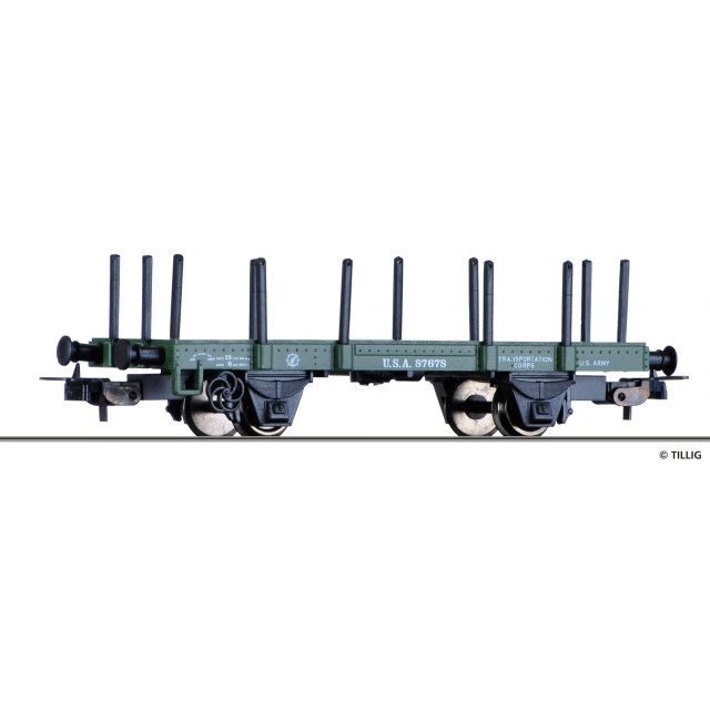 Vagon platforma USTC, H0, Tillig