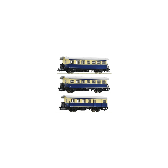 Set 3 vagoane de calatori OBB, H0, Roco